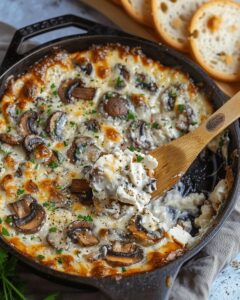 Creamy Stuffed Mushroom Dip: The Ultimate Easy Party Appetizer 1