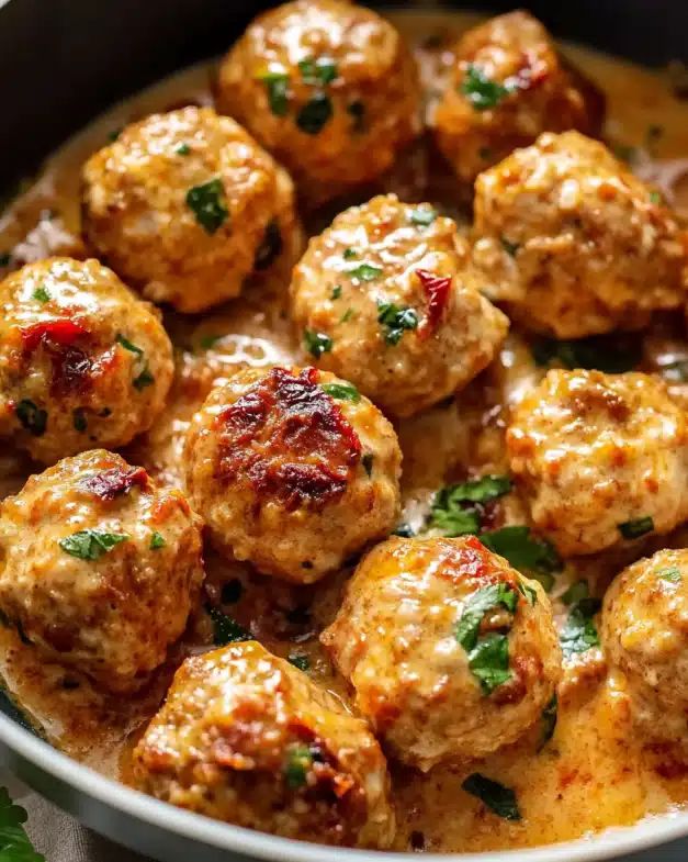 Creamy Sun-Dried Tomato Chicken Meatballs: The Ultimate 40-Minute Comfort Dinner step 2