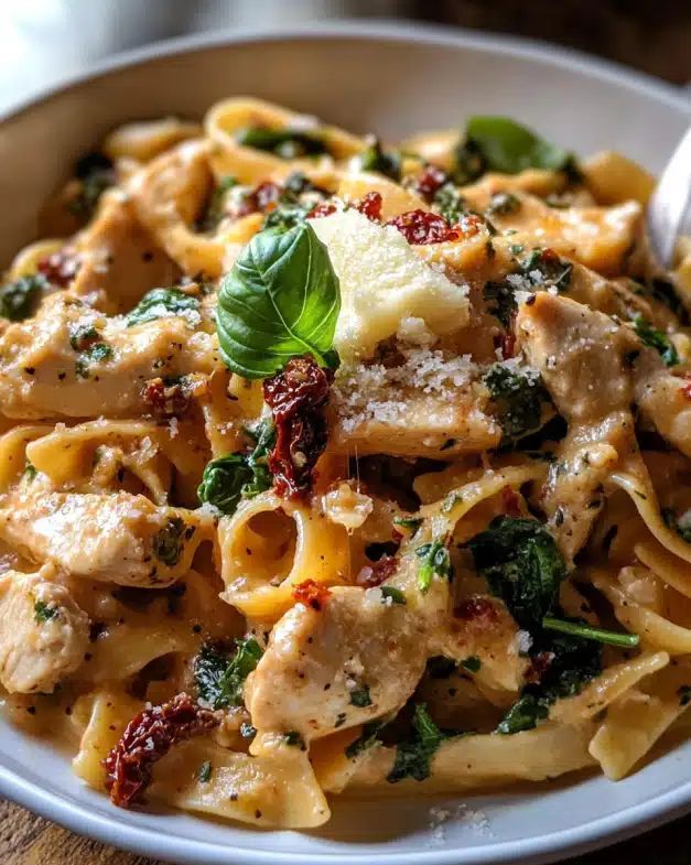 Creamy Sun-Dried Tomato Chicken Pasta: The Ultimate One-Pot Comfort Meal step 2