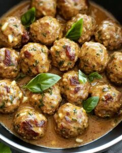 Creamy Sun-Dried Tomato Pesto Meatballs Recipe: The Ultimate Comfort Meal 1