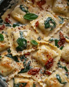 Creamy Sun-Dried Tomato Ravioli Recipe | Easy 30-Minute Dinner 1