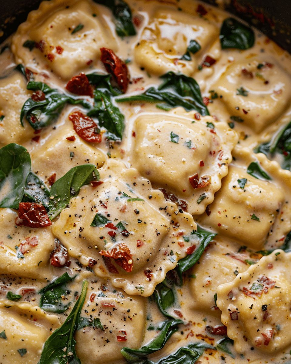 Creamy Sun-Dried Tomato Ravioli Recipe | Easy 30-Minute Dinner step 3