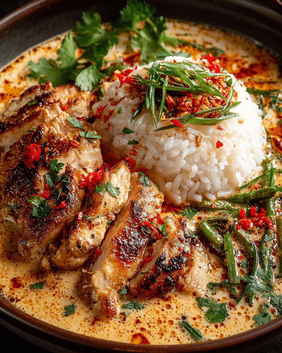 Creamy Thai Red Curry Chicken Bowls: Better Than Takeout Recipe step 8
