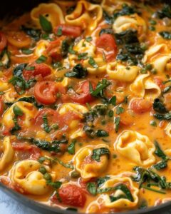 Creamy Tomato Basil Tortellini Skillet – The Ultimate 25-Minute Meal 1