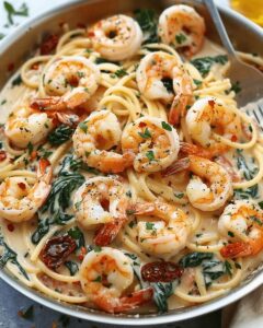 Creamy Tuscan Shrimp Linguine: The Ultimate 35-Minute Gourmet Pasta 1