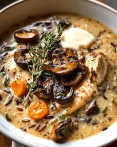 Creamy Wild Rice Chicken Soup with Roasted Mushrooms: The Ultimate Comfort Food 1