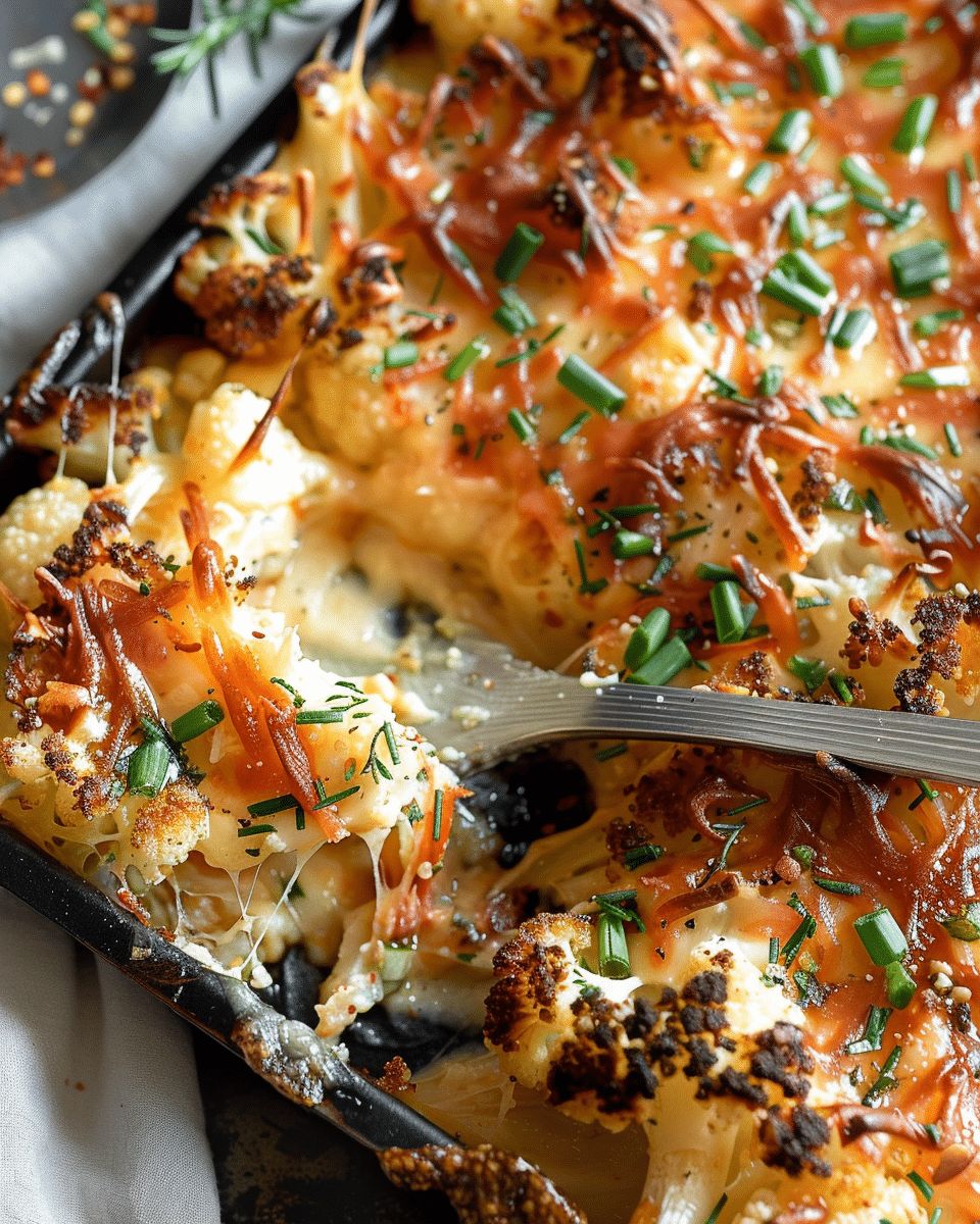 Crispy and Cheesy Smashed Cauliflower Recipe | Best Low-Carb Side step 2