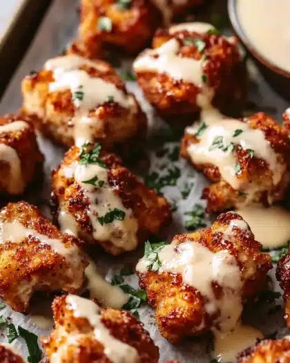 Crispy Baked Chicken with Creamy Garlic Parmesan Sauce: Easy 35-Minute Recipe step 3