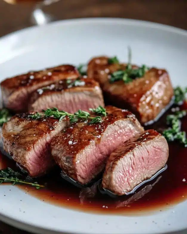 Crispy Duck Breast with Blood Orange Thyme Glaze | Professional Gourmet Recipe step 3