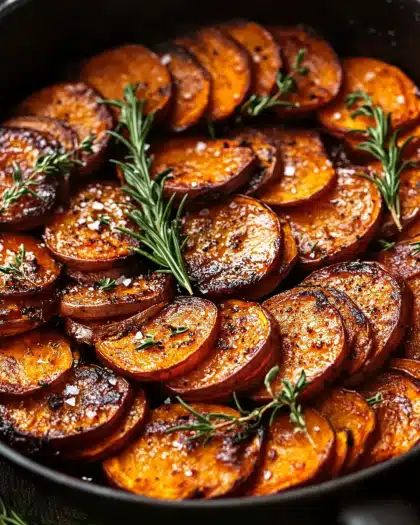 Crispy Herb-Infused Sweet Potato Skillet: The Ultimate Rustic Side Dish step 3
