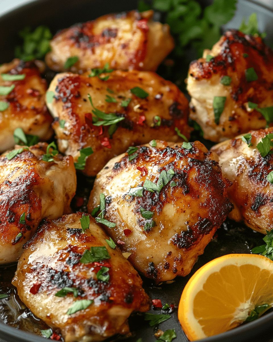 Crispy Oven-Baked Chicken Thighs with Tangy Yogurt Marinade | Cook with Feast step 2