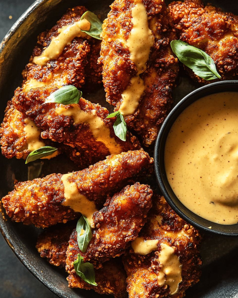 Crispy Pretzel-Crusted Chicken with Cheddar Cheese Sauce | Cook with Feast step 2