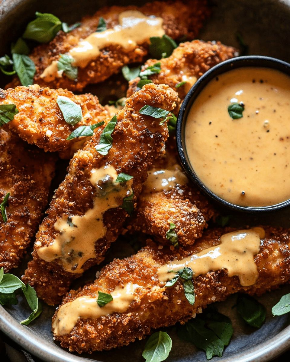Crispy Pretzel-Crusted Chicken with Cheddar Cheese Sauce | Cook with Feast step 4