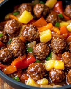 Easy 40-Minute Sweet and Sour Meatballs Recipe (Air Fryer or Oven) 1