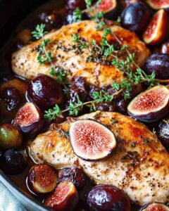 Easy Baked Chicken with Grapes and Figs: A Savory 30-Minute Meal 1