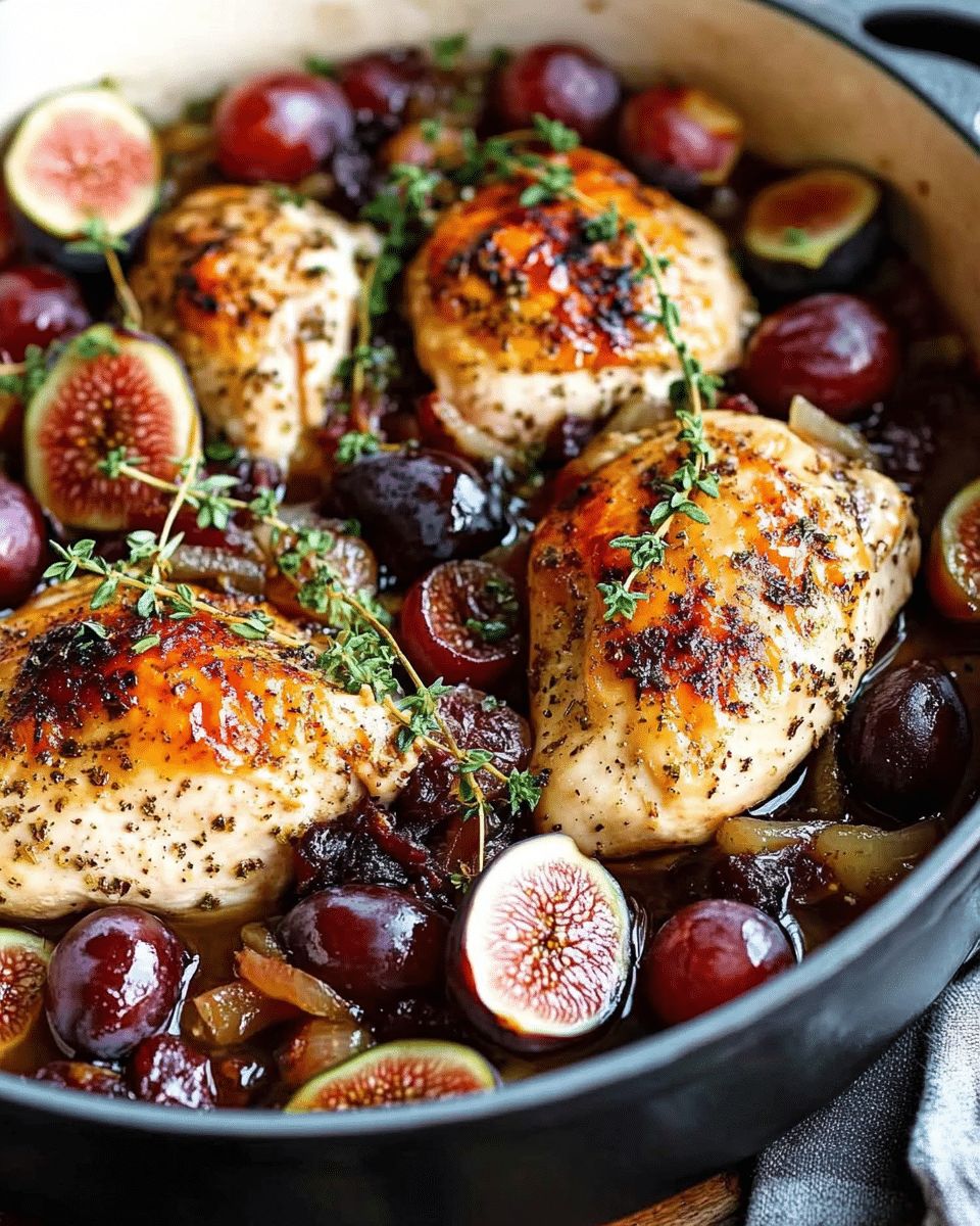 Easy Baked Chicken with Grapes and Figs: A Savory 30-Minute Meal step 2