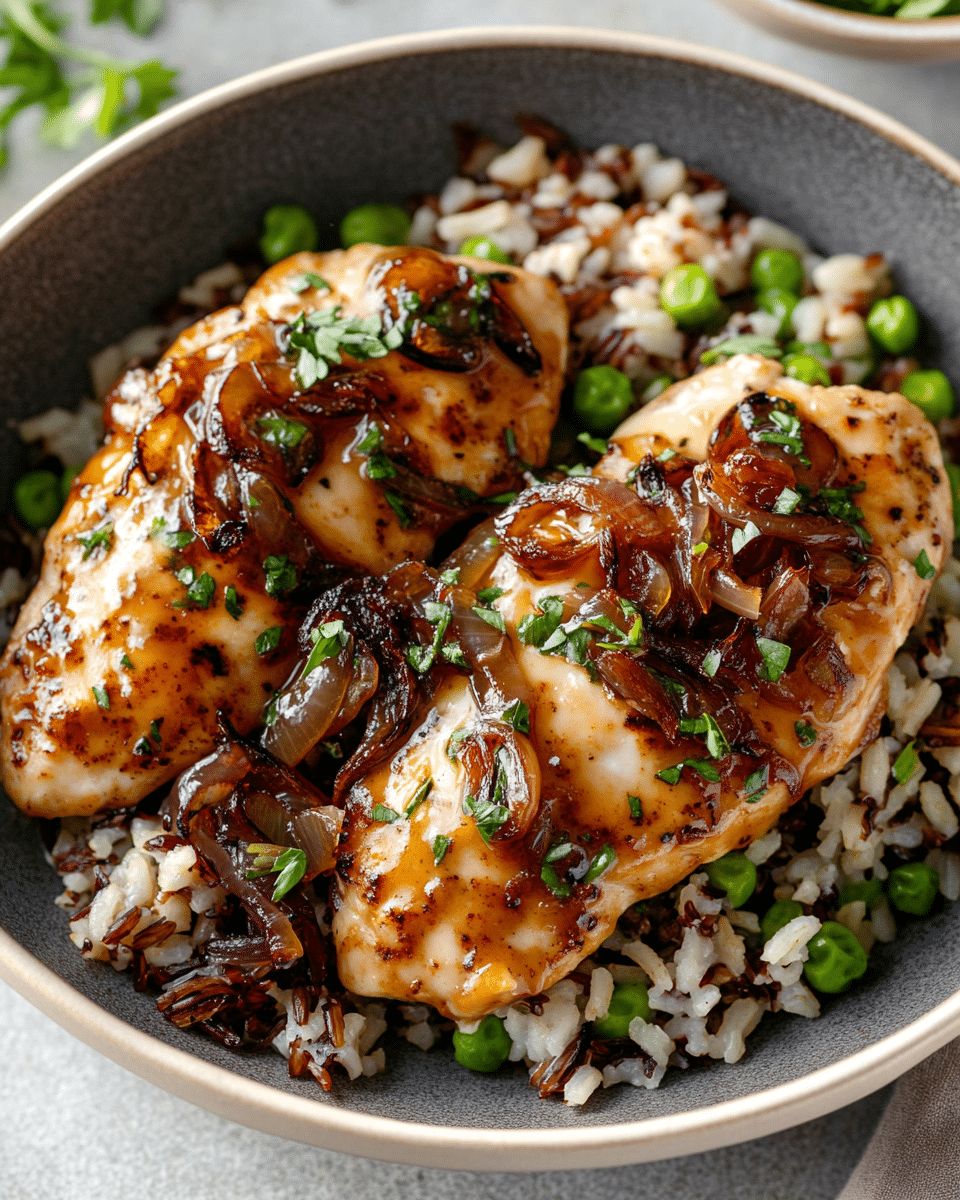 Easy Caramelized Onion and Gruyère Chicken Bowls (Gluten-Free) step 2