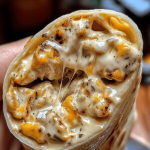 Easy Cheesy Garlic Chicken Wraps: 20-Minute Comfort Food Recipe 1