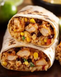 Easy Chicken Burritos with Rice and Beans: The Ultimate 35-Minute Meal 1