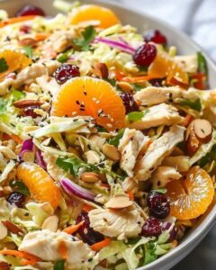 Easy Chicken Coleslaw Salad with Homemade Ginger Sesame Dressing 1