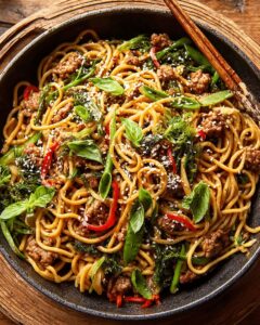Easy Chicken Lo Mein Stir-Fry with Fresh Ginger | 30-Minute Recipe 1