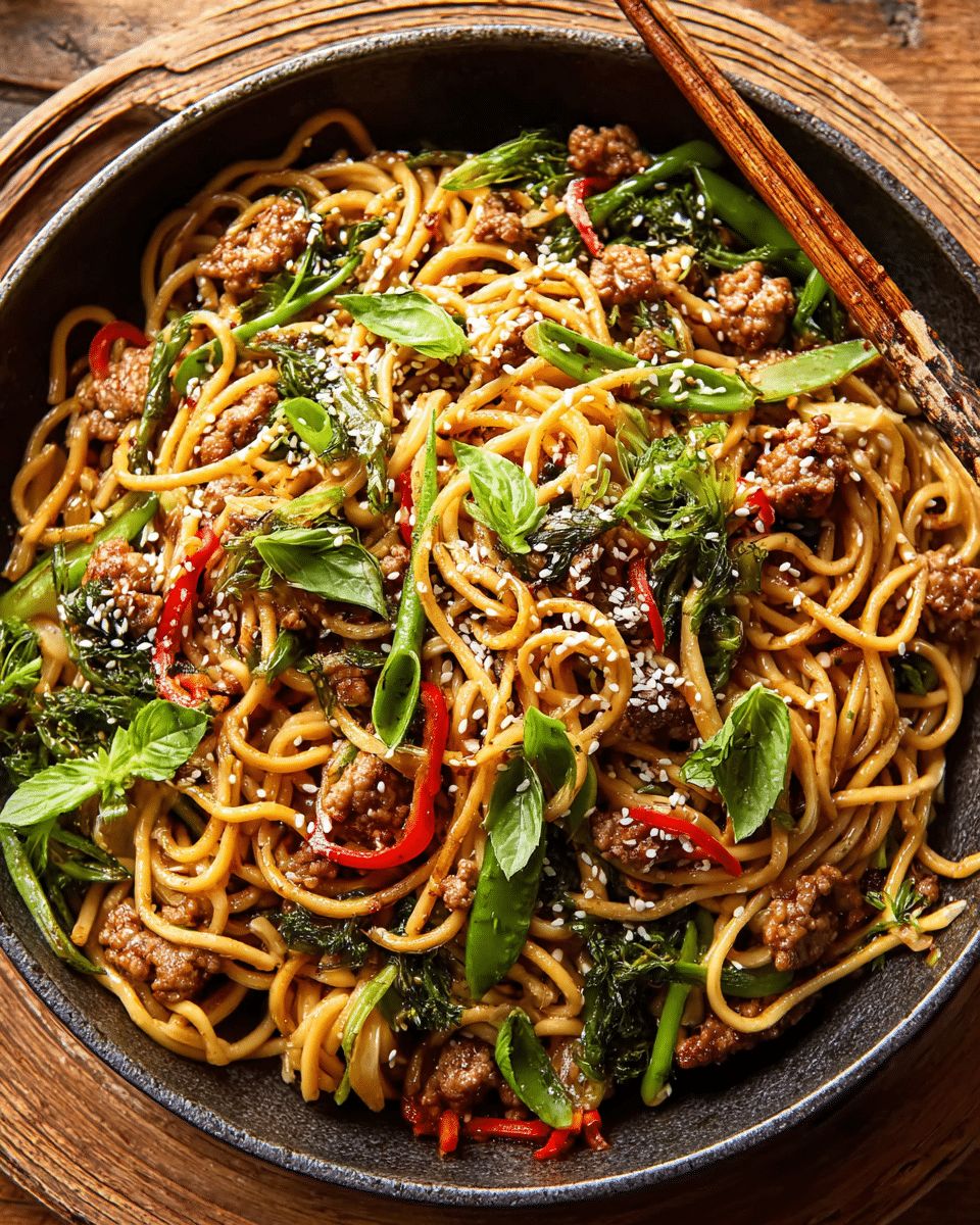 Easy Chicken Lo Mein Stir-Fry with Fresh Ginger | 30-Minute Recipe step 9