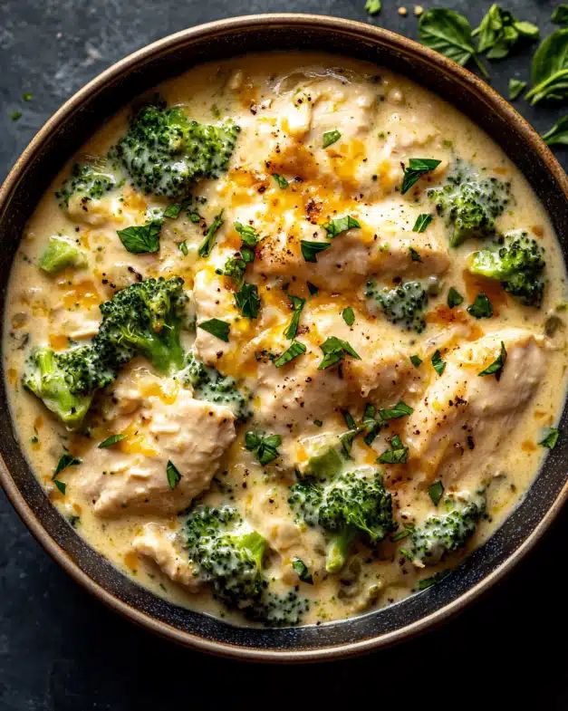 Easy Creamy Chicken and Broccoli Skillet Recipe (Slow Cooker & Instant Pot) step 3