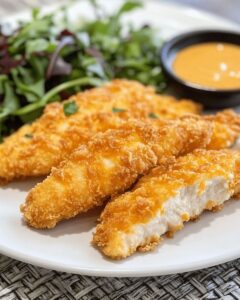 Easy Crispy Cheddar Cracker Chicken Recipe (Ritz Cracker Breading) 1