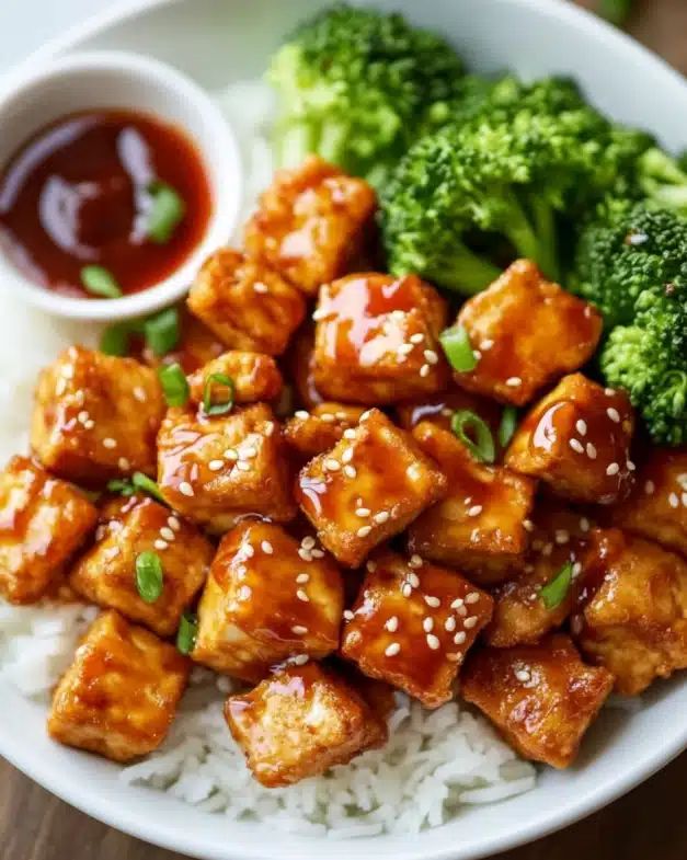 Easy Crispy Tofu with Sweet and Spicy Sauce Recipe step 2