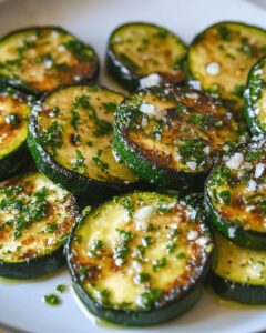 Easy Garlic and Parsley Zucchini Rounds Recipe | Cook with Feast 1