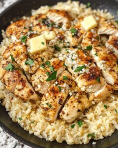Easy Garlic Butter Chicken with Parmesan Rice – The Ultimate Comfort Meal 1
