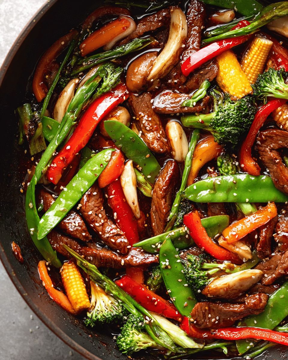Easy Garlic Ginger Beef Stir Fry – Better Than Takeout | Cook with Feast step 3