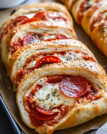 Easy Homemade Stromboli Recipe: The Ultimate Pepperoni & Cheese Comfort Meal step 8