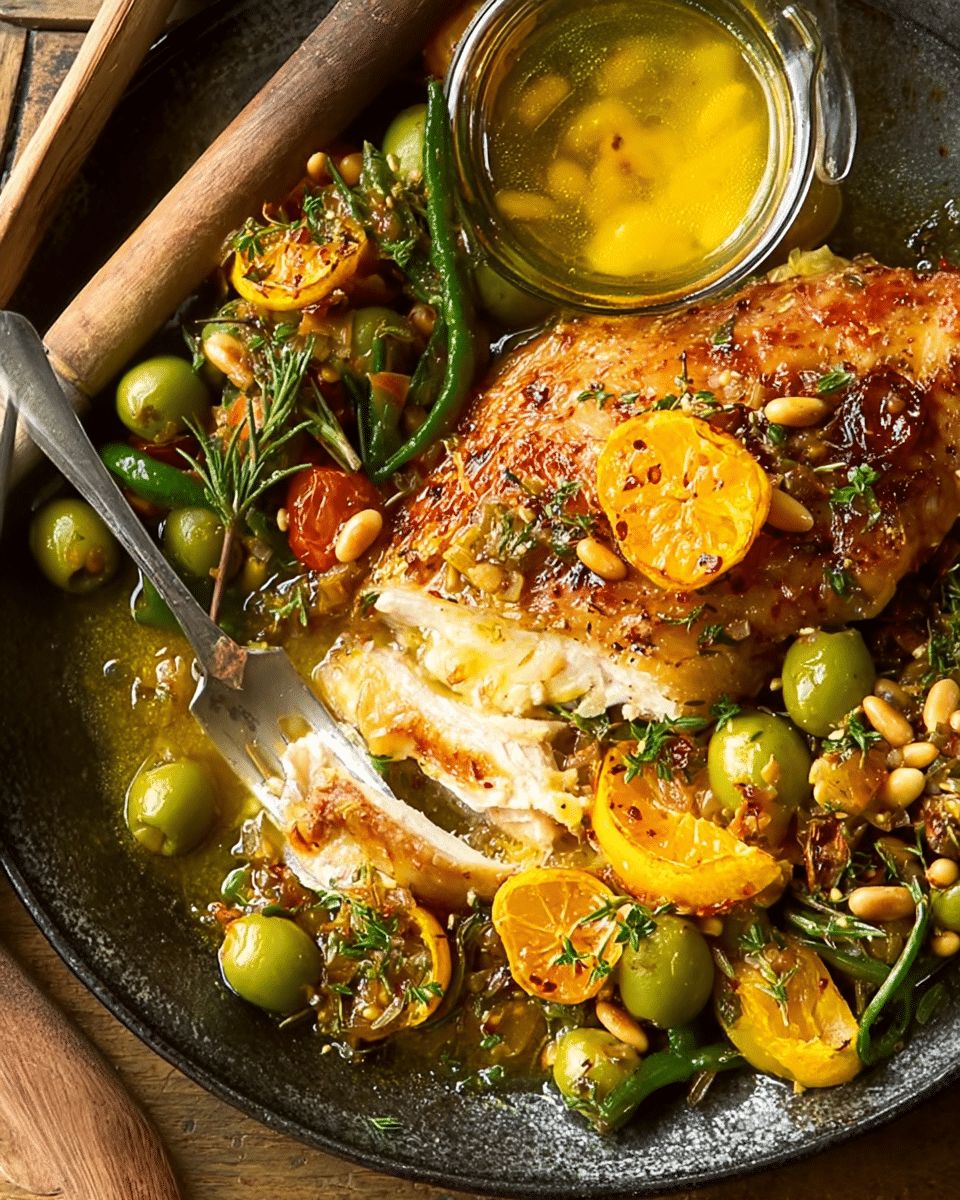 Easy Mediterranean Chicken with Warm Citrus Olive Salsa step 4