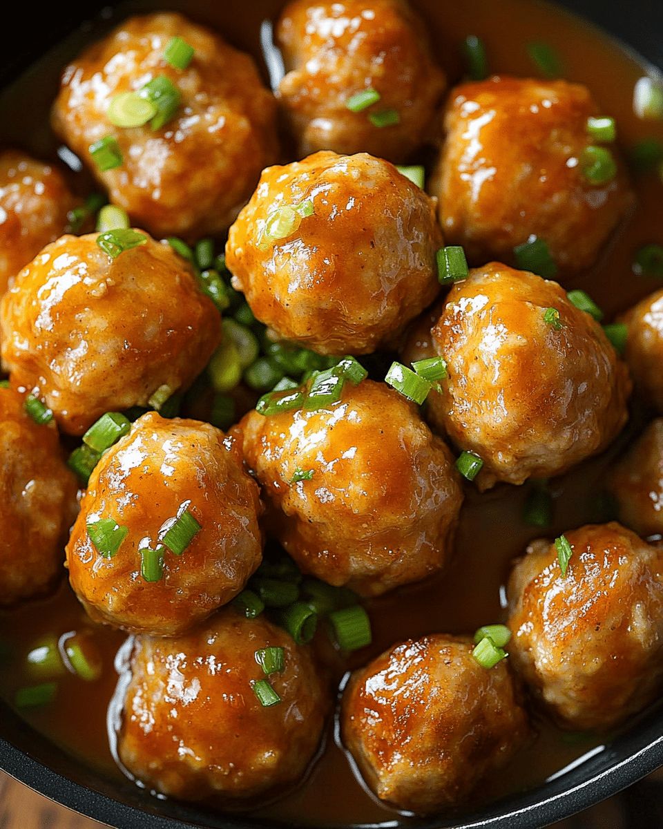 Easy Orange Ginger Chicken Meatballs with Sweet and Spicy Sauce step 1