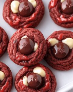 Easy Red Velvet Cake Mix Cookies with Hugs: A Festive 4-Ingredient Delight 1