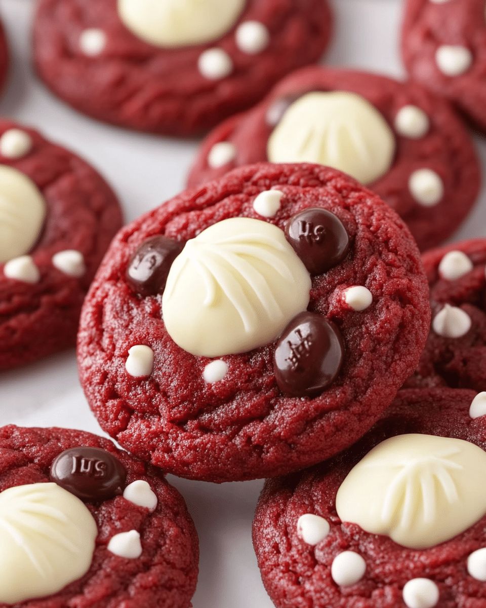 Easy Red Velvet Cake Mix Cookies with Hugs: A Festive 4-Ingredient Delight step 2