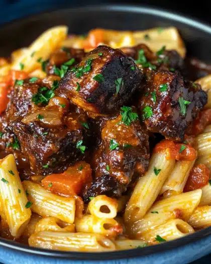 Flavorful Oxtails with Rasta Pasta: The Ultimate Caribbean Comfort Food step 2