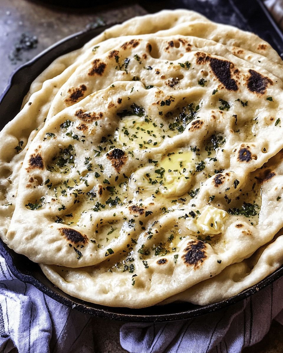Fluffy Homemade Garlic Herb Naan: The Easy Restaurant-Style Recipe step 4