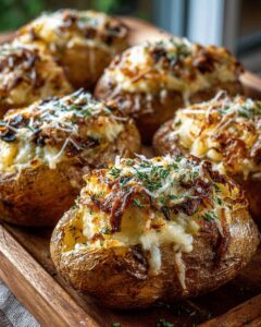 French Onion and Mushroom Stuffed Baked Potatoes: The Ultimate Comfort Food 1
