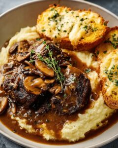French Onion Braised Beef with Mushrooms (Melt-in-Your-Mouth Recipe) 1