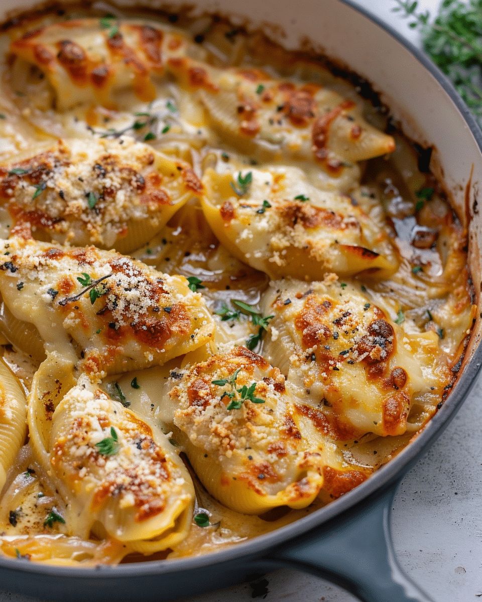 French Onion Stuffed Pasta Shells: The Ultimate Cozy Comfort Food step 1