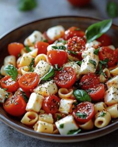 Fresh Caprese Pasta Salad with Homemade Vinaigrette: The Ultimate Summer Recipe 1