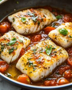 Fresh Cod with Tomato Basil Sauce: A 20-Minute Mediterranean Escape 1