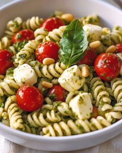 Fresh Pesto Pasta Salad with Arugula and Cherry Tomatoes: The Ultimate Summer Side 1