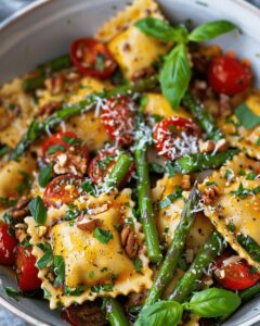 Garden Fresh Asparagus and Tomato Ravioli Toss – The Ultimate 25-Minute Spring Dinner 1
