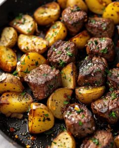 Garlic Butter Steak Bites with Potatoes: The Ultimate 30-Minute Dinner 1