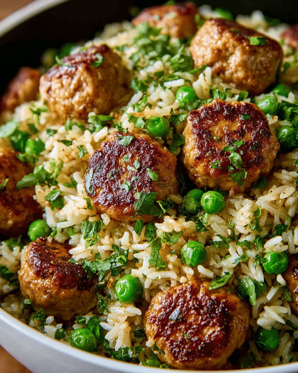 Garlic Meatball and Herb Rice Skillet — A One-Pan Comfort Classic step 7