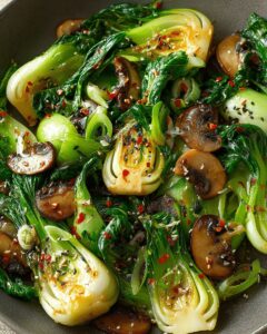 Garlic Mushroom Bok Choy Stir-Fry: A 20-Minute Healthy Asian Delight 1