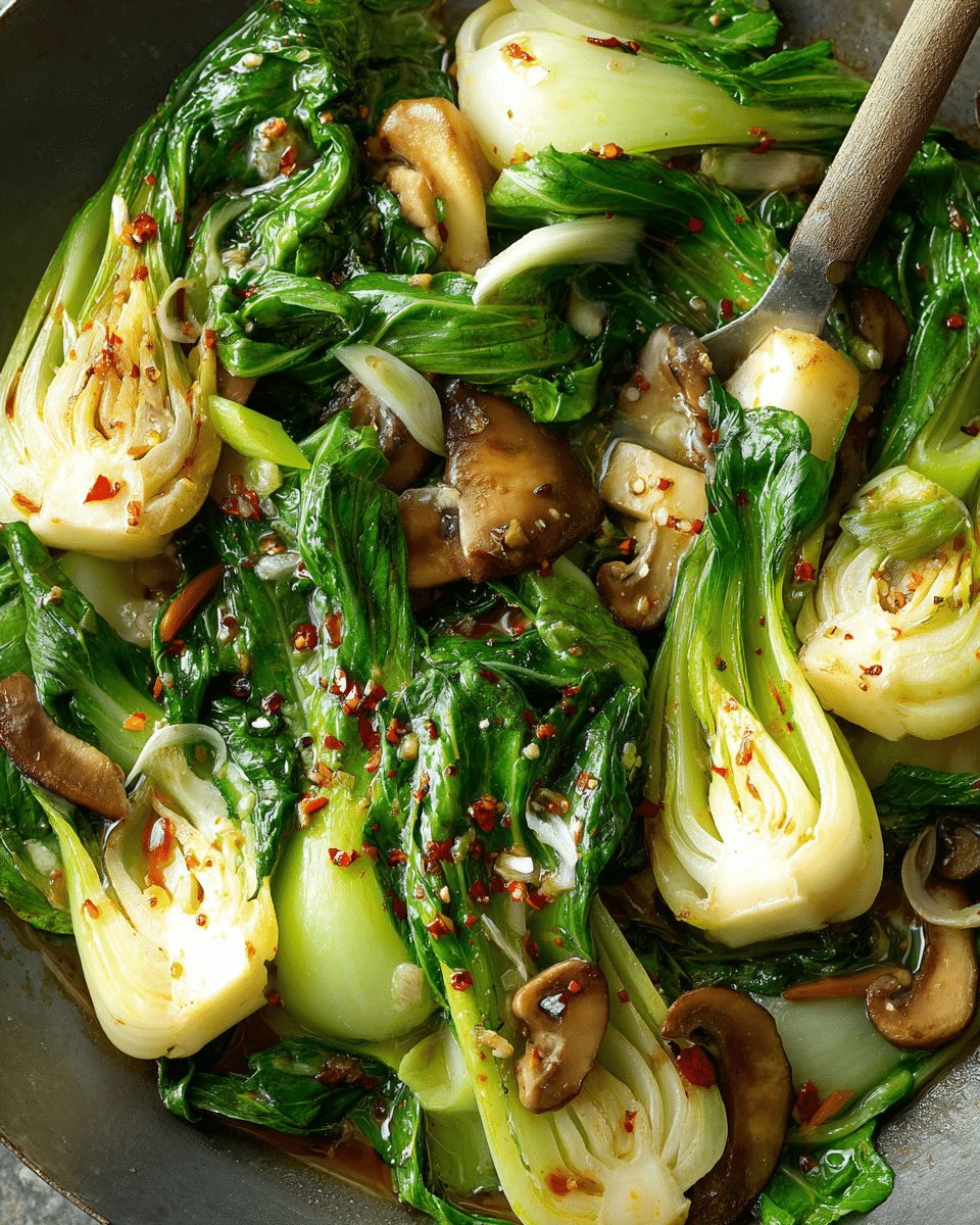 Garlic Mushroom Bok Choy Stir-Fry: A 20-Minute Healthy Asian Delight step 2